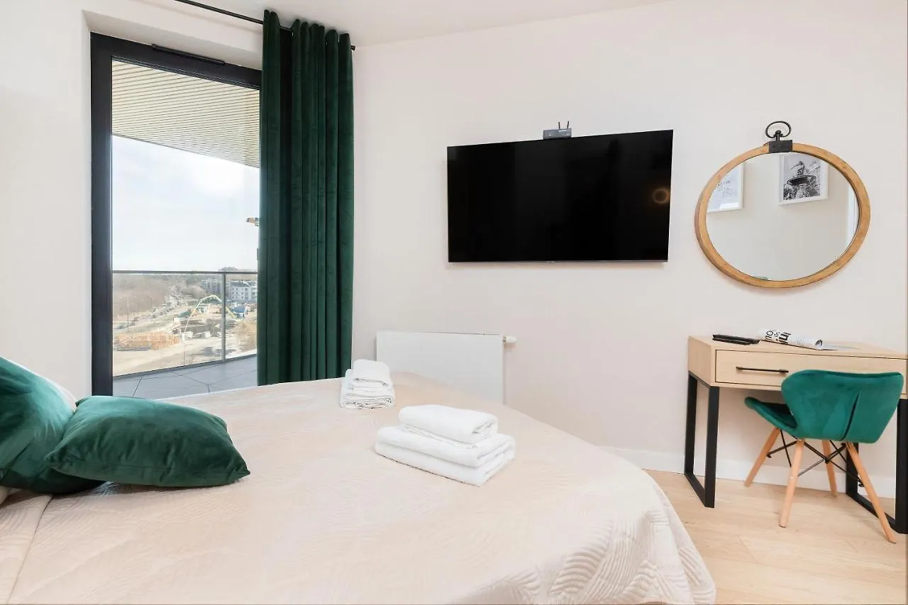 Apartmán Luxury Tarasy Baltyku With Stunning Views & Sauna & Gym By Renters Prestige Gdaňsk 0*,